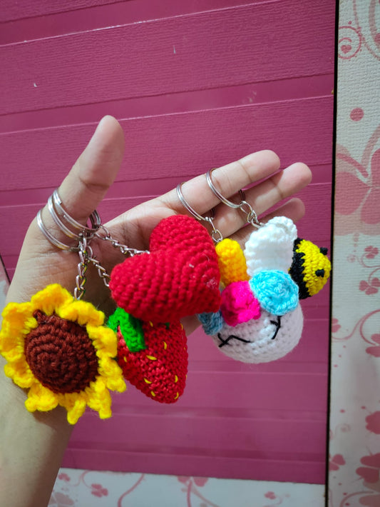 Handmade Wool Multiple Key Chains