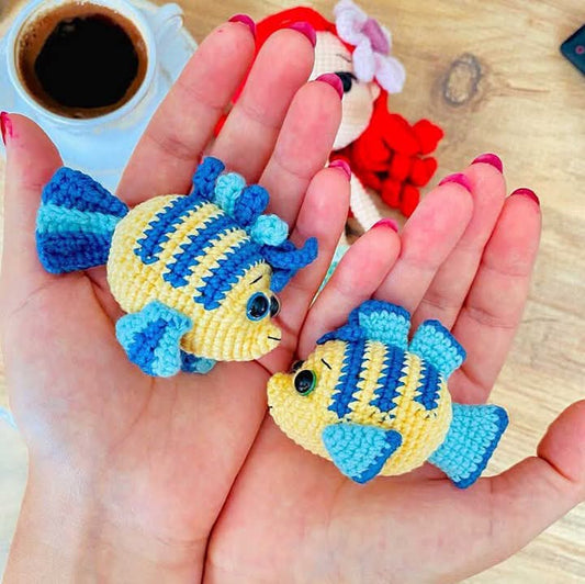 Handmade Wool Fish Decor