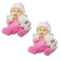 Handicraft New Born baby Set of 2 Pieces Showpiece