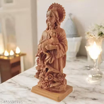 Jesus Statue Christian Jesus Christ Idol Good Shepherd