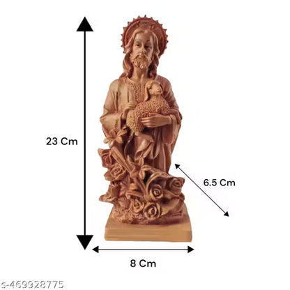 Jesus Statue Christian Jesus Christ Idol Good Shepherd