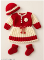 Handmade Baby Girl Crochet Dress Set