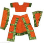 Girls Bharatanatyam Costume Set
