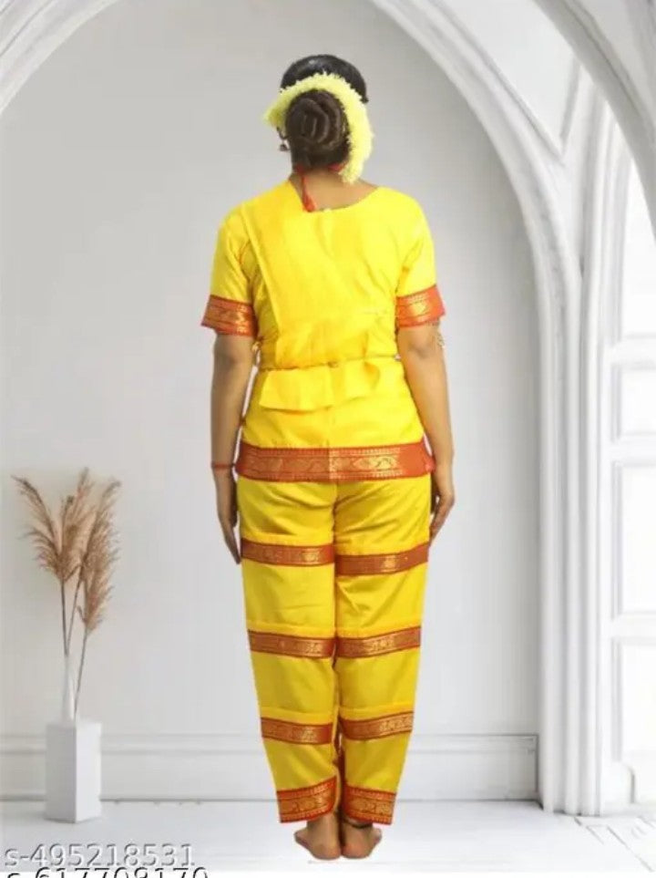 Girls Bharatanatyam Dress&nbsp;