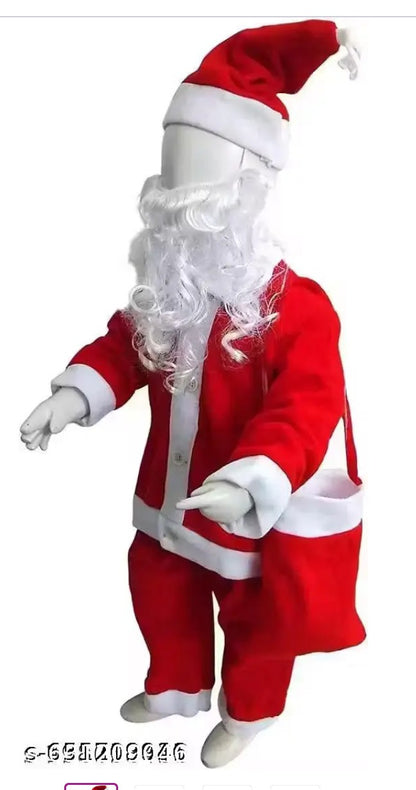 Santa Claus Costume Dress Kids Christmas